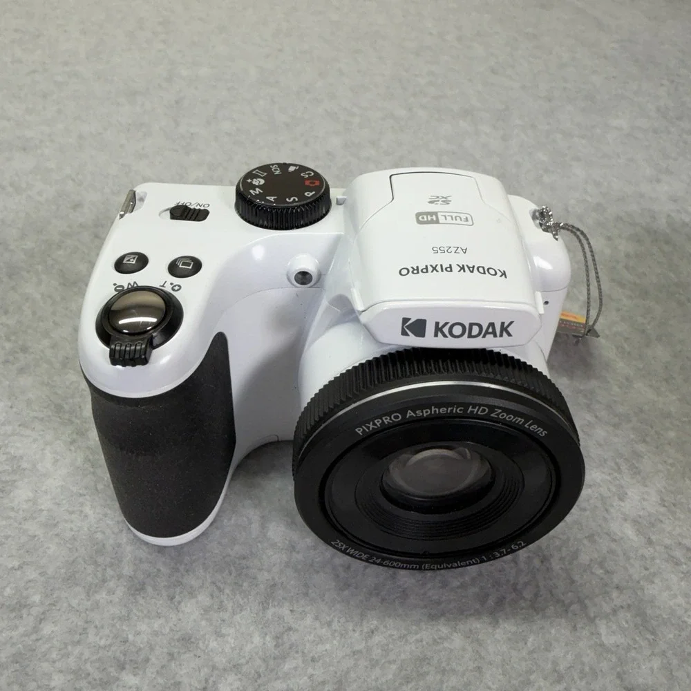 KODAK AZ255 PIXPRO 25x Optical Zoom Digital Camera White FOR PARTS